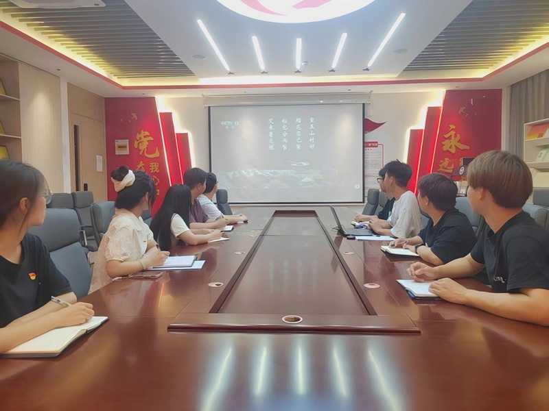 必赢优惠y272net学生第四党支部组织开展“端午文化新传承，青春向党正当时”主题党日活动